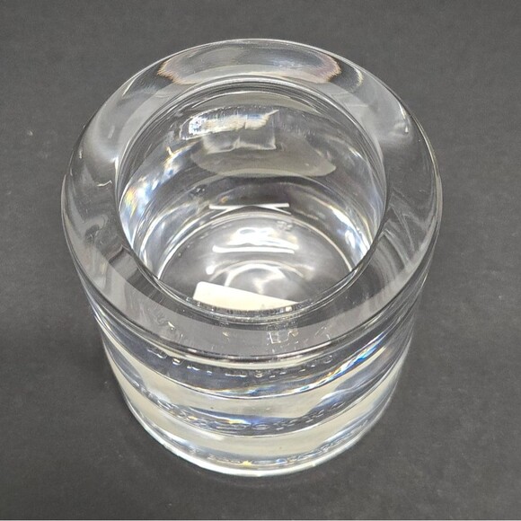 MARIMEKKO KIVI Clear Votive Tea Light Candle holder FINLAND Crate & Barrel - Picture 3 of 8